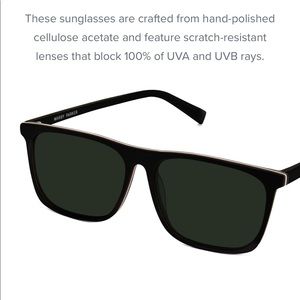 Warby Parker FLETCHER sunglasses- polarized